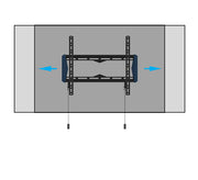 B-Tech Elements Up to 65" Fixed 400 Flat Screen Wall Mount | BT5441 Wall Mount Bracket B-Tech