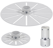 B-Tech 28" - 1m Flat Screen Ceiling Mount | BT5970-FD100/W Ceiling Mount Bracket B-Tech