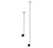 B-Tech 28" 1m Flat Screen Ceiling Mount with Tilt | BT5971-FD100/W Ceiling Mount Bracket B-Tech