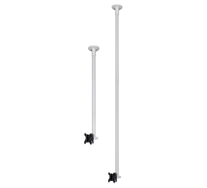 B-Tech 28" 1m Flat Screen Ceiling Mount with Tilt | BT5971-FD100/W Ceiling Mount Bracket B-Tech