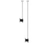 B-Tech 47" 1m Flat Screen Ceiling Mount with Tilt White | BT5972-FD100/W