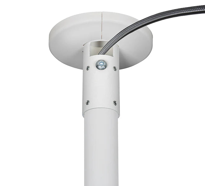 B-Tech 47" 1.5m Flat Screen Ceiling Mount with Tilt White | BT5972-FD150/W Ceiling Mount Brackets B-Tech