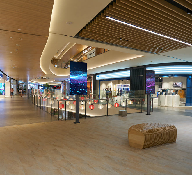 Moove Bolt Down Digital Signage Mount with Screen Enclosure for 43" - 65" Display Stands Digital Signage Mount ScreenMoove