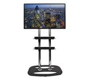 B-Tech BT7032/B Large AV Accessory Shelf 500 x 380mm - Ideal For Use With B-Tech Poles Mounting Accessory B-Tech