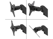B-Tech BT7351/B Flex Solo Full Motion Desk Mount For Up to 32" Screens Monitor Arm Desk Mount B-Tech