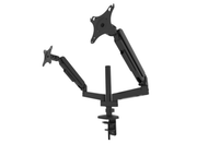B-Tech BT7352/B Flex Duo Full Motion Twin Screen Desk Mount For Up to 32" Screens Monitor Arm Desk Mount B-Tech