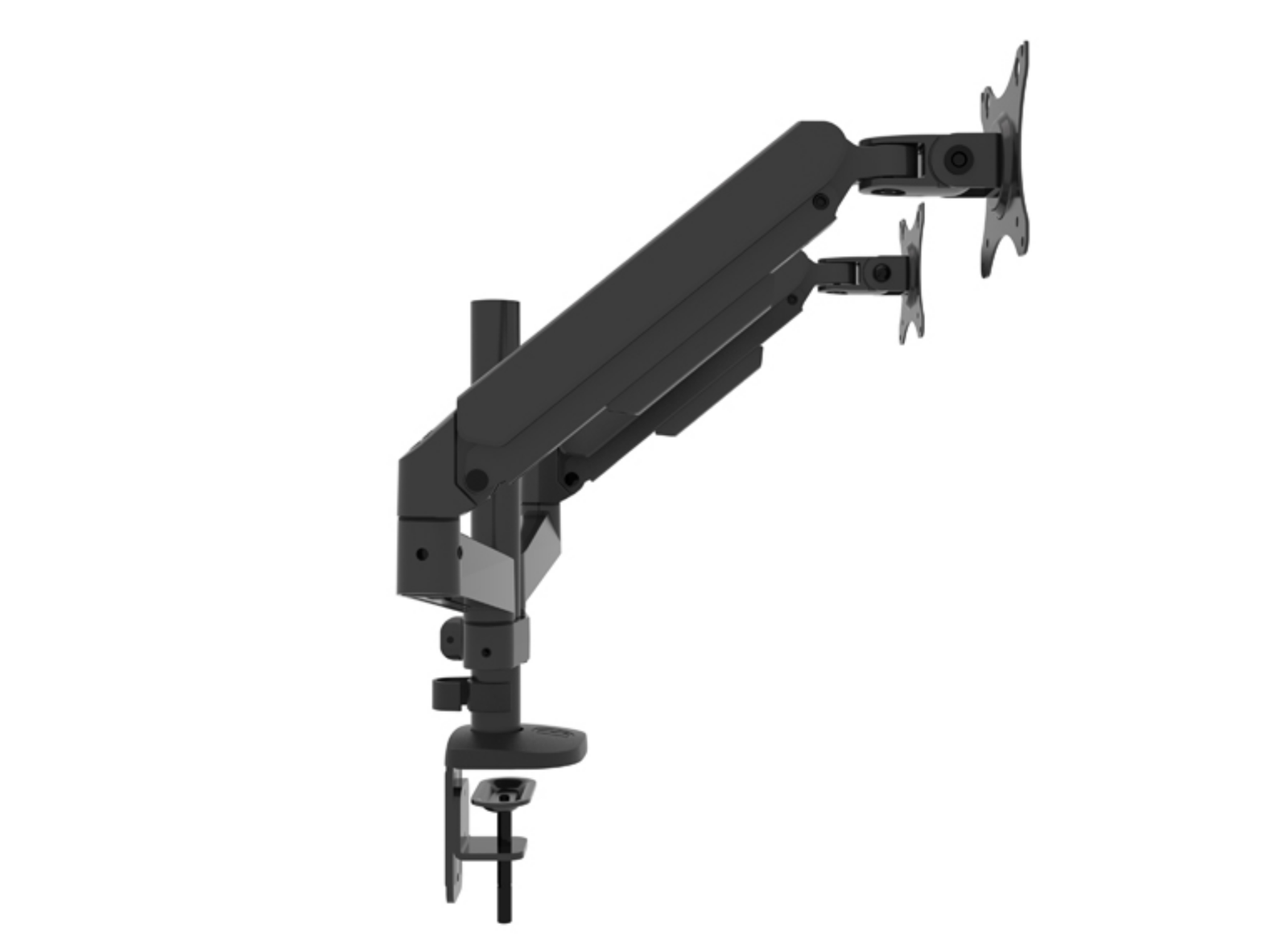 B-Tech BT7352/B Flex Duo Full Motion Twin Screen Desk Mount For Up to 32" Screens Monitor Arm Desk Mount B-Tech