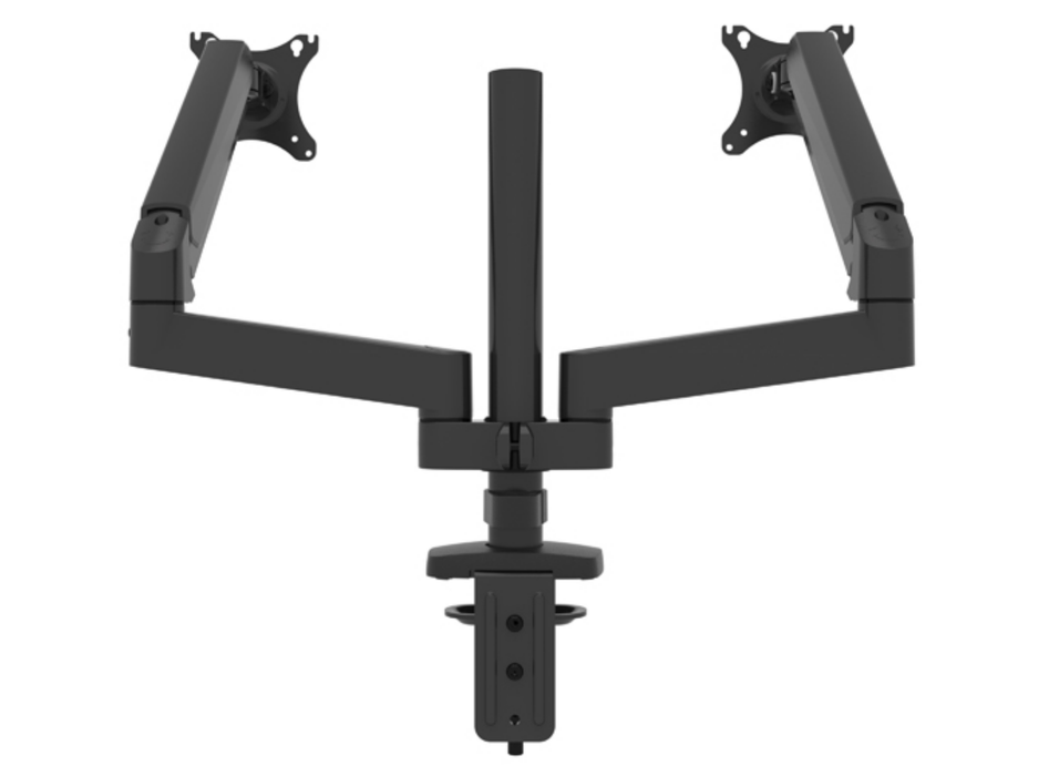 B-Tech BT7352/B Flex Duo Full Motion Twin Screen Desk Mount For Up to 32" Screens