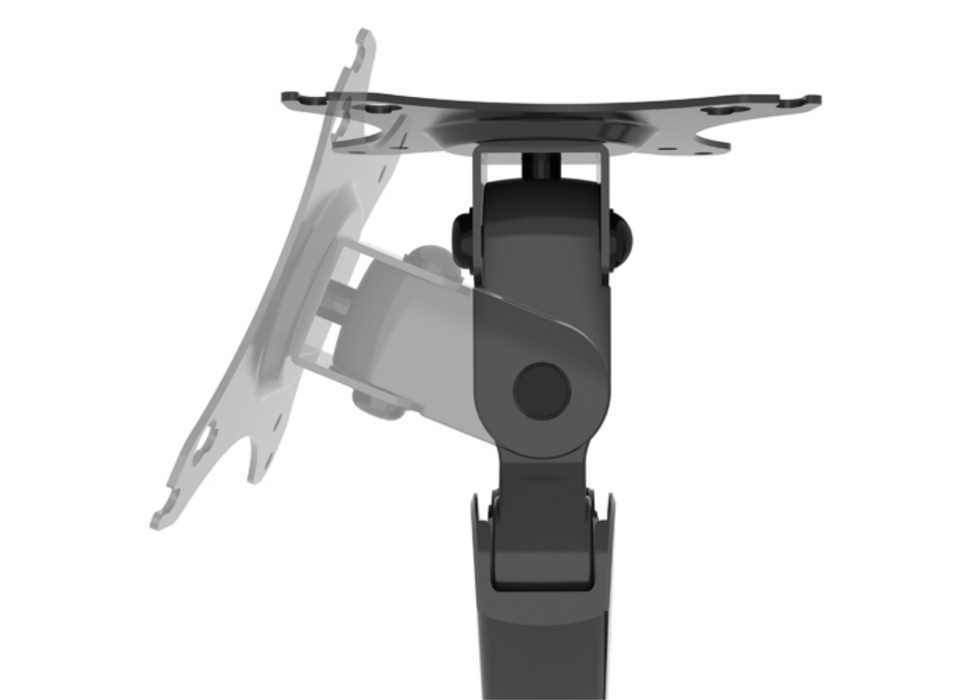 B-Tech BT7352/B Flex Duo Full Motion Twin Screen Desk Mount For Up to 32" Screens