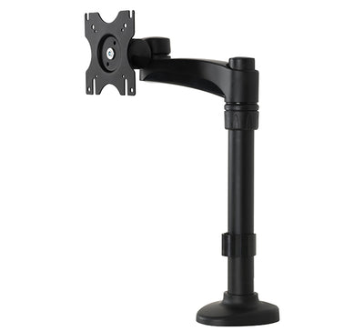 B-Tech Tilt & Swivel Single Arm Desk Mount | BT7372/B TV Mount & Brackets B-Tech