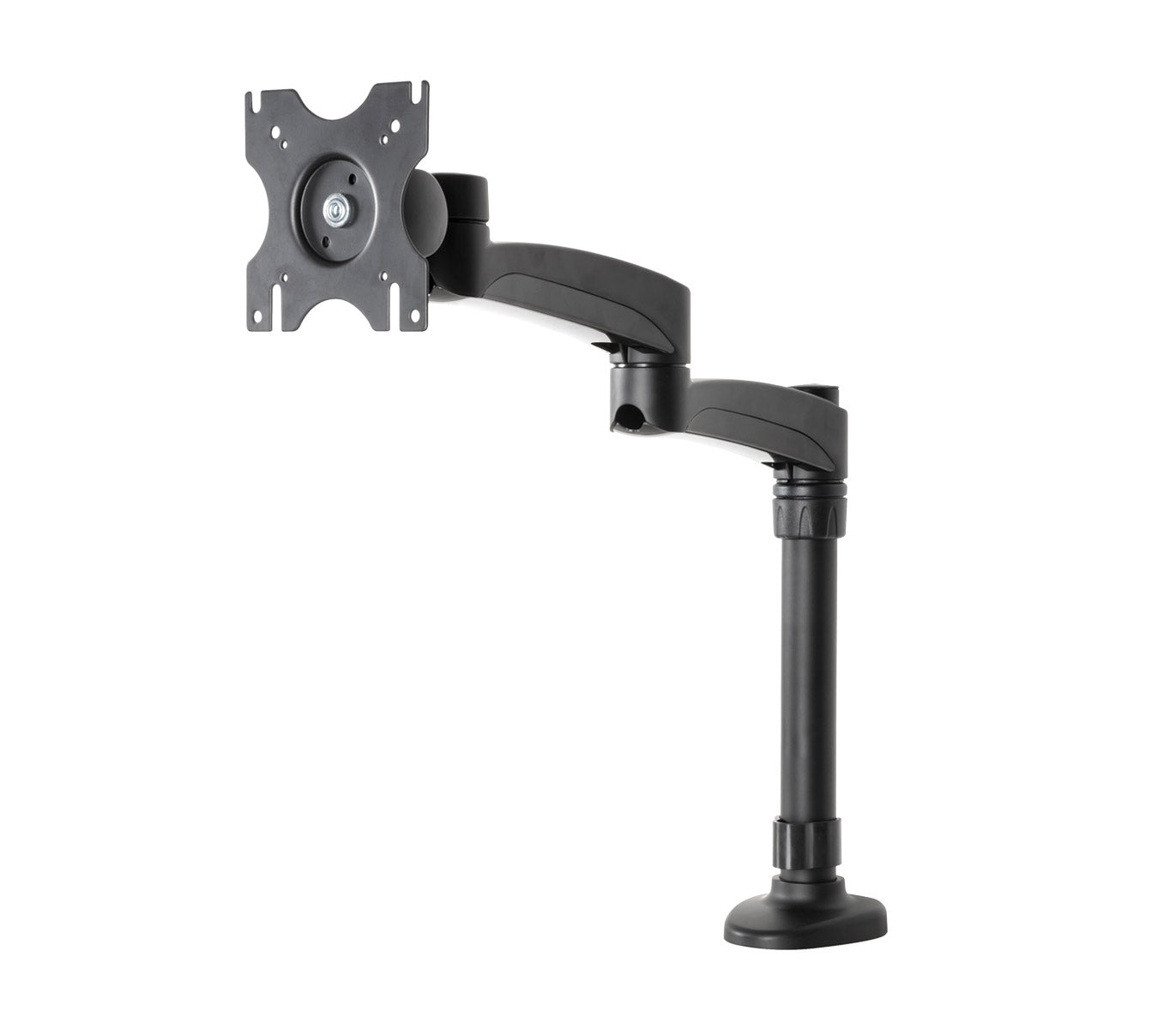 B-Tech 24" Double Arm Desk Mount With Tilt & Swivel | BT7373/B Monitor Arm Desk Mount B-Tech