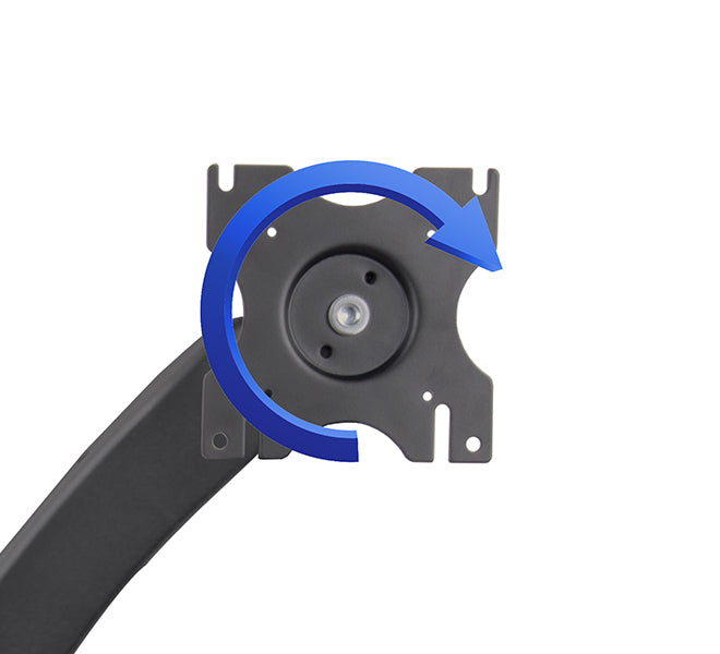B-Tech up to 28" Full Motion Wall Mount with Double Arm - Swivel | BT7385/B Wall Mount Bracket B-Tech