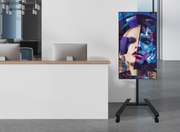B-Tech BT7504/B Momentum One Flat Screen Display Trolley For Up to 55" Screens Mobile Trolley B-Tech