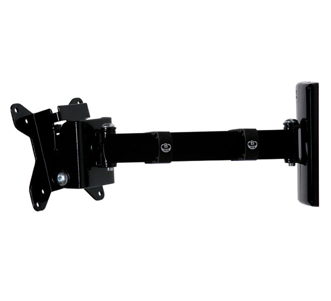 B-Tech Up to 28" Single Arm Flat Screen Wall Mount With Tilt & Swivel | BT7512/PB Wall Mount Bracket B-Tech
