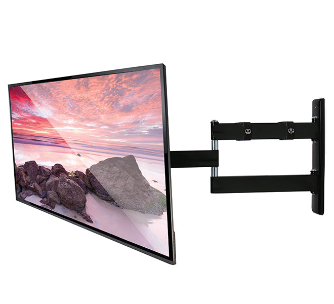 B-Tech Up To 28" Double Arm Flat Screen Tilt & Swivel Wall Mount | BT7513/PB Wall Mount Bracket B-Tech
