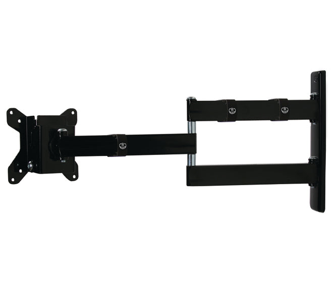 B-Tech Up To 28" Double Arm Flat Screen Tilt & Swivel Wall Mount | BT7513/PB Wall Mount Bracket B-Tech