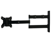 B-Tech Up To 28" Double Arm Flat Screen Tilt & Swivel Wall Mount | BT7513/PB Wall Mount Bracket B-Tech
