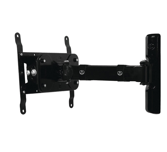 B-Tech Up To 47" Single Arm Tilt & Swivel Wall Mount | BT7514/PB Wall Mount Bracket B-Tech