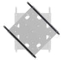 B-Tech 55" - 65" Interface Adaptor Arms For Samsung Flip 2 | BT7550-SF2
