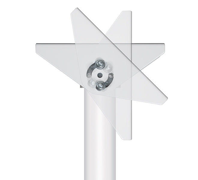 B-Tech BT7808 Ø50mm Poles Ceiling / Wall Mount with Tilt Mounting Accessory B-Tech