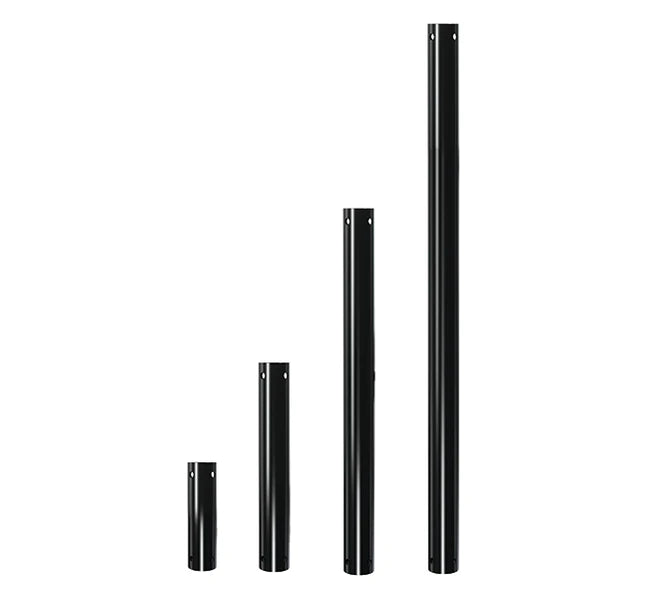 B-Tech - 2m System2 Floor to Ceiling Mount Pole Black | BT7850-200/B Mounting Accessory B-Tech