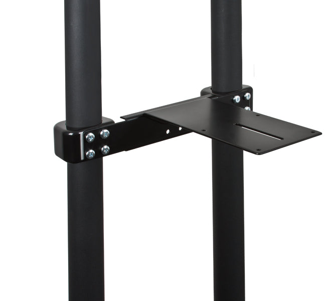 B-Tech BT7864/B VC Camera Shelf for Twin Pole Floor Stands Mounting Accessory B-Tech