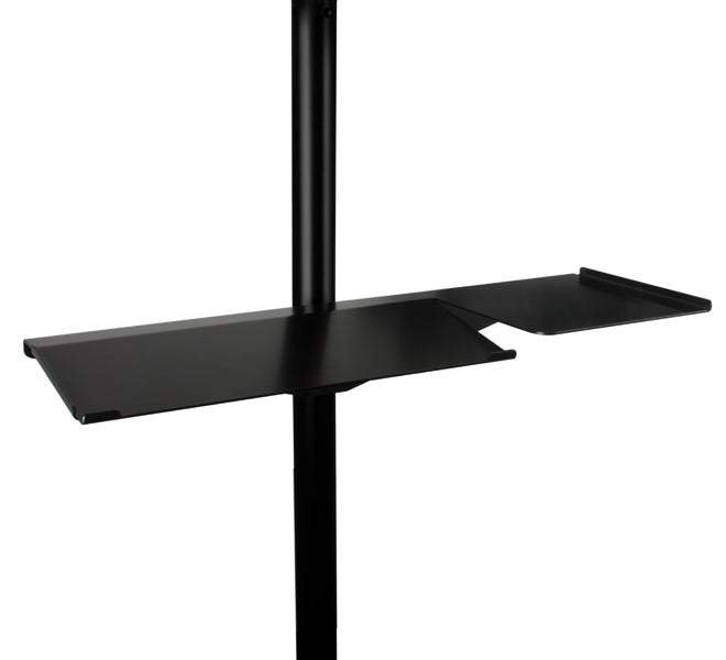 B-Tech BT7865/B Computer Peripheral Shelf - Flip Screen from Landscape to Portrait Mounting Accessory B-Tech