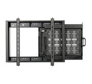B-Tech 46" - 75" Flat Screen Wall Mount With Slide-Out AV Storage Tray | BT7883/B Wall Mount Bracket B-Tech