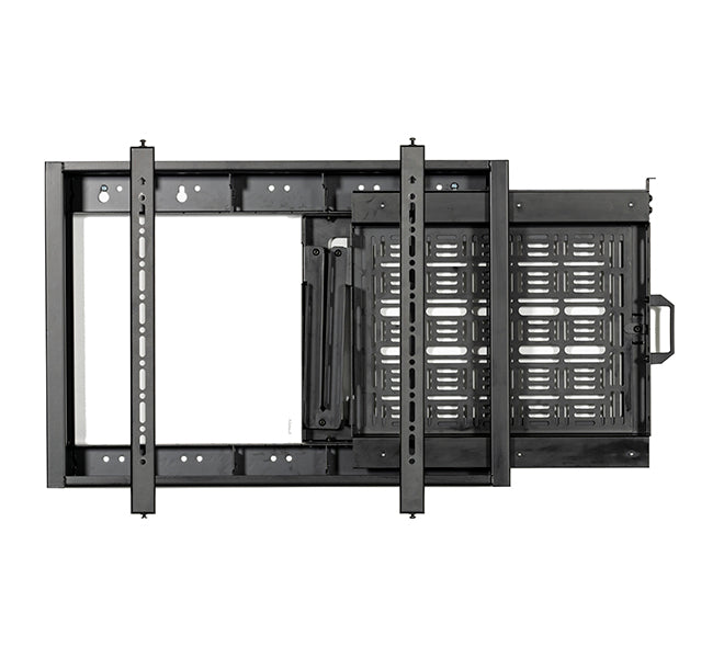 B-Tech 46" - 75" Flat Screen Wall Mount With Slide-Out AV Storage Tray | BT7883/B Wall Mount Bracket B-Tech