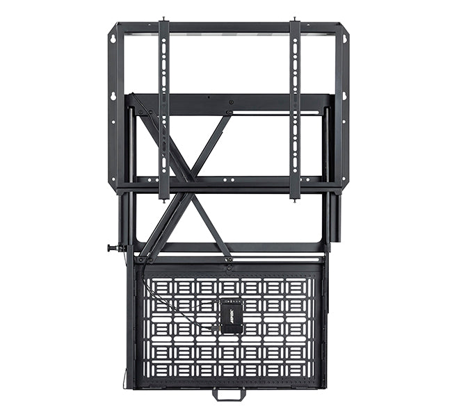 B-Tech BT7885 Flat Screen Wall Mount with Pull-Down AV Storage Tray Wall Mount Bracket B-Tech