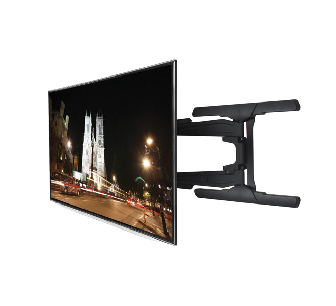 B-Tech Up to 65" Ultra-Slim Double Arm Tilt & Swivel Wall Mount | BT8221/B Wall Mount Bracket B-Tech