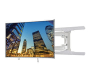 B-Tech Up to 65" Ultra-Slim Double Arm Tilt & Swivel Wall Mount | BT8221/B Wall Mount Bracket B-Tech