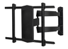 B-Tech BT8226/B Double Arm Flat Screen Wall Mount with Tilt & Swivel For Up to 65" Screens