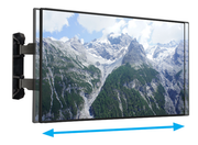 B-Tech BT8226/B Double Arm Flat Screen Wall Mount with Tilt & Swivel For Up to 65" Screens Wall Mount Bracket B-Tech