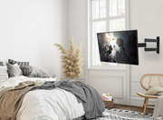B-Tech BT8226/B Double Arm Flat Screen Wall Mount with Tilt & Swivel For Up to 65" Screens Wall Mount Bracket B-Tech