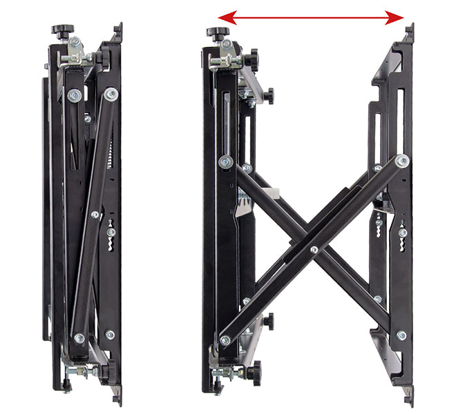 B-Tech 42" - 120" Heavy Duty Pop-Out Flat Screen Wall Mount | BT8310XL/B Wall Mount Bracket B-Tech