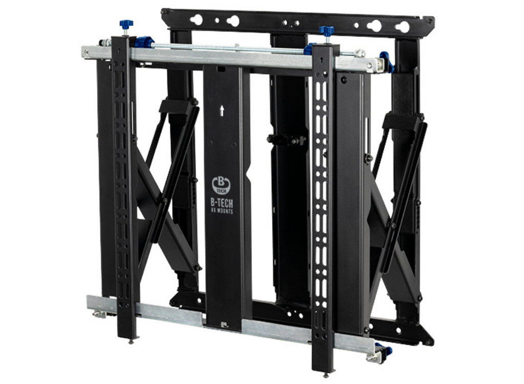 B-Tech 42" - 75" Slimline Soft-Open Full Service Video Wall Mount | BT8312/B V2 Wall Mount Bracket B-Tech
