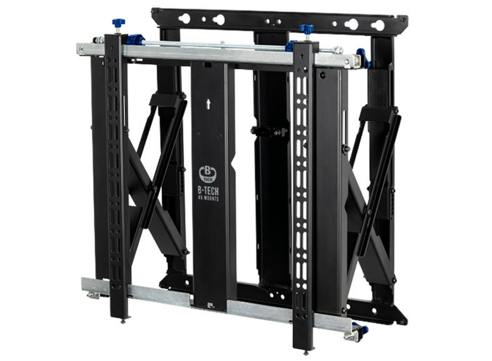 B-Tech 42" - 75" Slimline Soft-Open Full Service Video Wall Mount | BT8312/B V2 Wall Mount Bracket B-Tech