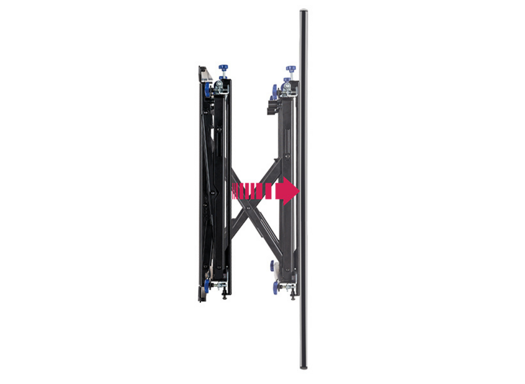 B-Tech 42" - 75" Slimline Soft-Open Full Service Video Wall Mount | BT8312/B V2 Wall Mount Bracket B-Tech