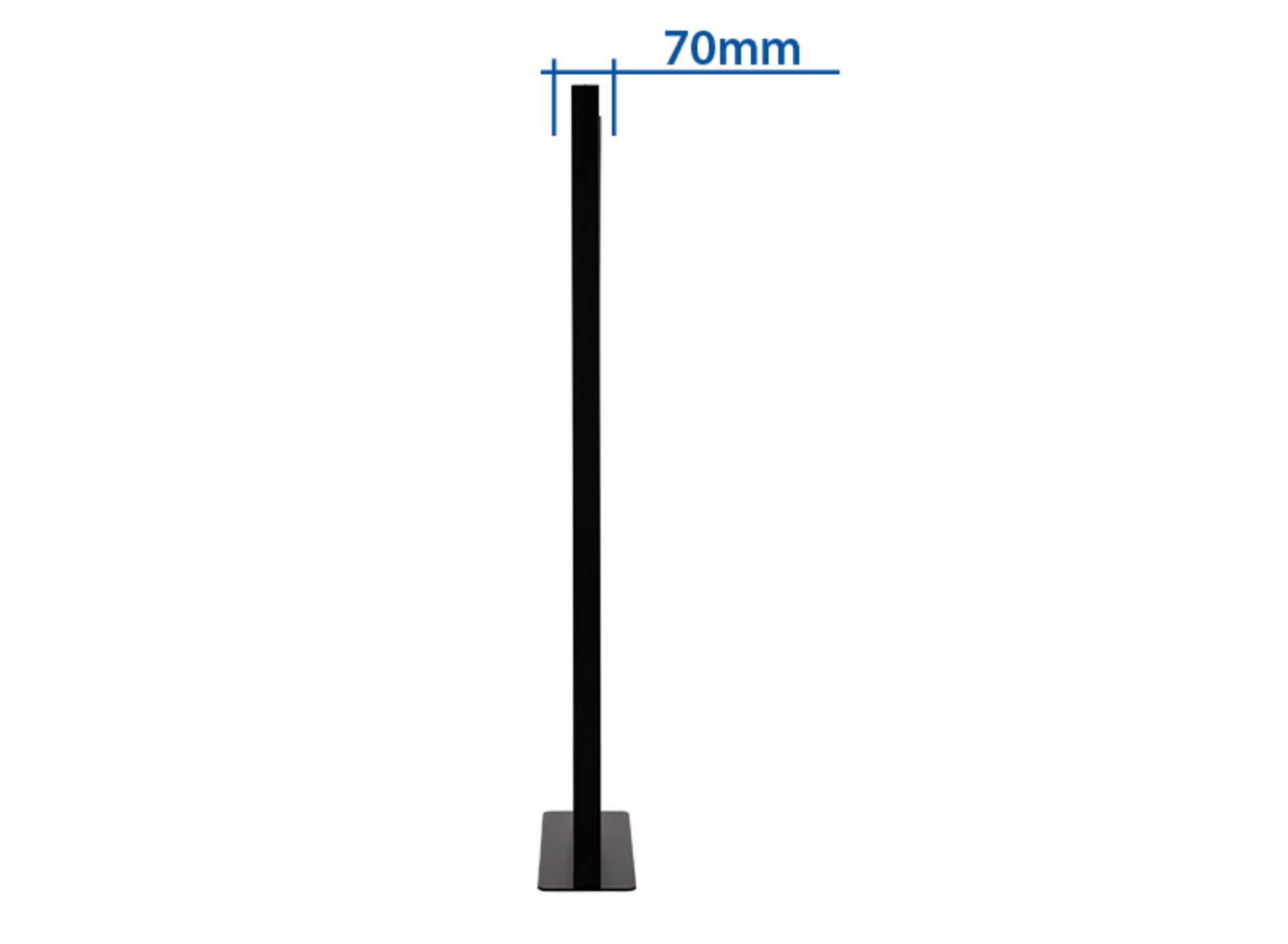 B-Tech BT8326/B Floor Mount For Samsung OM55N-D Double Sided Displays Floor Stand B-Tech