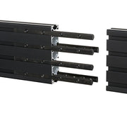 B-Tech 1m Pole Tilt 32"-55" System X Portrait Menu Board Ceiling Mount For 5 Screens Ceiling Mount Bracket B-Tech