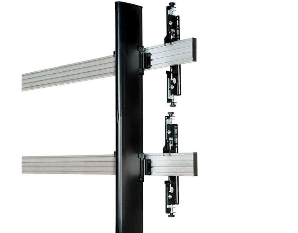 B-Tech 46" - 55" Universal Video Wall Stand For 3x3 Video Walls | BT8370-3X3/BS Video Wall Mount B-Tech