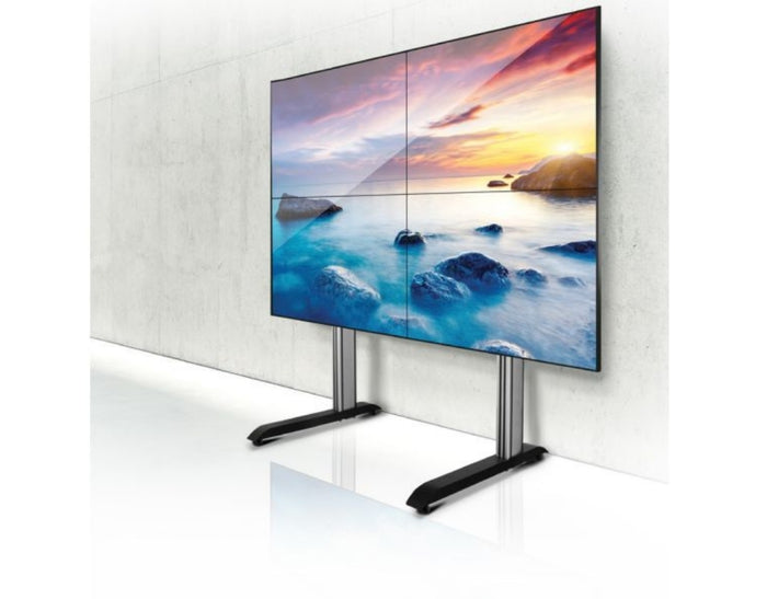 B-Tech 46" - 60" Universal Video Wall Stand For 2x2 Video Walls | BT8370-2X2/BB Video Wall Mount B-Tech
