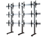 B-Tech 46" - 55" Universal Video Wall Stand For 3x3 Video Walls | BT8370-3X3/BS