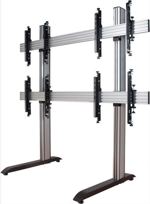 B-Tech 46" - 60" Universal Video Wall Stand For 2x2 Video Walls | BT8370-2X2/BS TV Mount & Brackets B-Tech