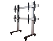 B-Tech 46" - 60" Universal Mobile Video Wall Stand For 2x2 Video Walls | BT8371-2X2/BS Video Wall Mount B-Tech