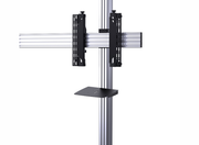B-Tech 46" - 60" Universal Mobile Video Wall Stand For 2x3 Video Walls | BT8371-2X3/BS Video Wall Mount B-Tech