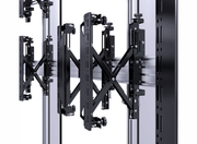 B-Tech 46" - 60" Universal Mobile Video Wall Stand For 2x3 Video Walls | BT8371-2X3/BS Video Wall Mount B-Tech