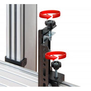 B-Tech 46" - 60" Universal Mobile Video Wall Stand For 2x2 Video Walls | BT8371-2X2/BS Video Wall Mount B-Tech