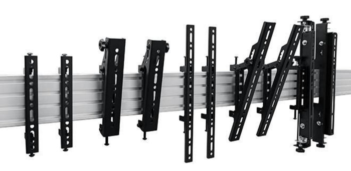 B-Tech System X Horizontal Mounting Rail 1.75 m Black | BT8390-175/B Mounting Accessory B-Tech